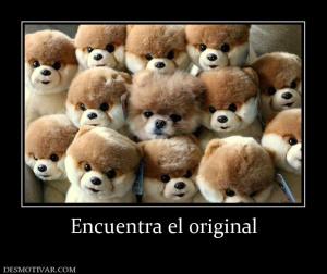 Encuentra el original