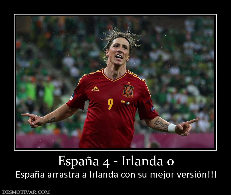 España 4 - Irlanda 0 España arrastra a Irlanda con su mejor versión!!!