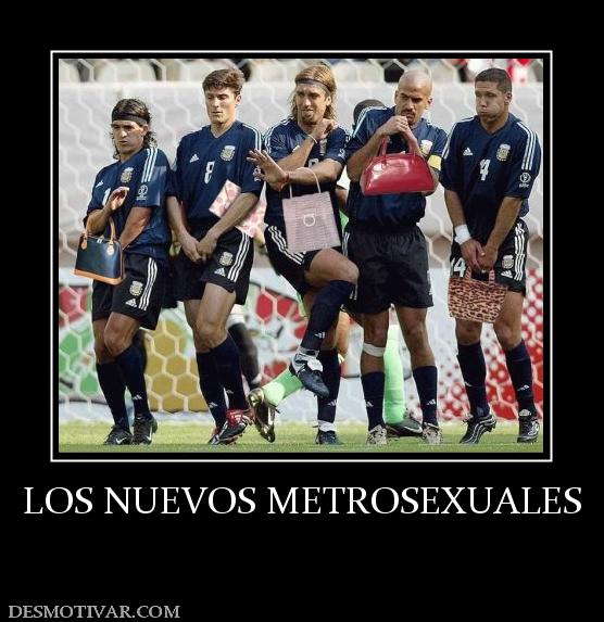 LOS NUEVOS METROSEXUALES