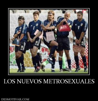 LOS NUEVOS METROSEXUALES