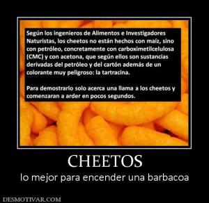 CHEETOS lo mejor para encender una barbacoa