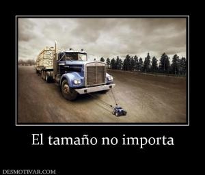 El tamaño no importa