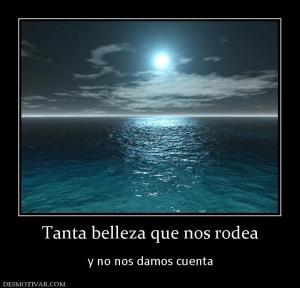 Tanta belleza que nos rodea  y no nos damos cuenta