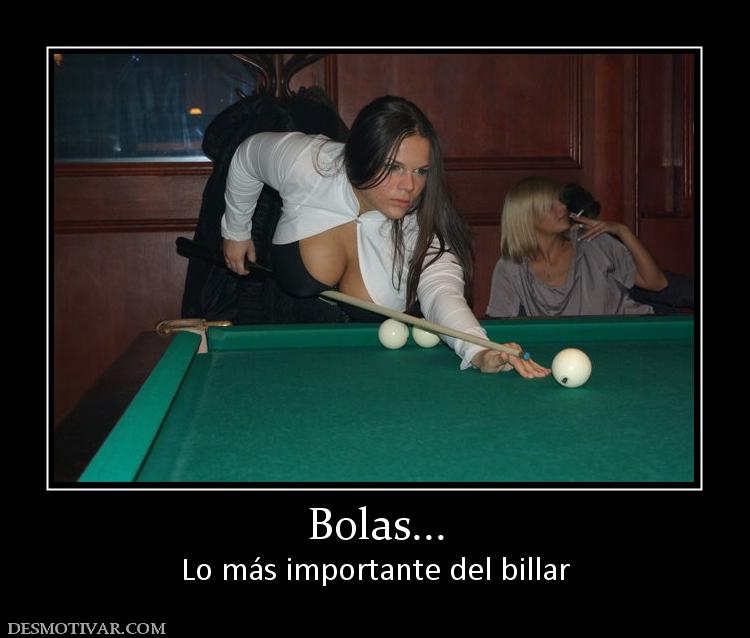 Bolas... Lo más importante del billar