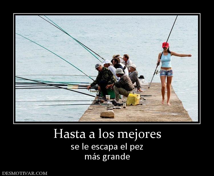 Hasta a los mejores se le escapa el pez más grande