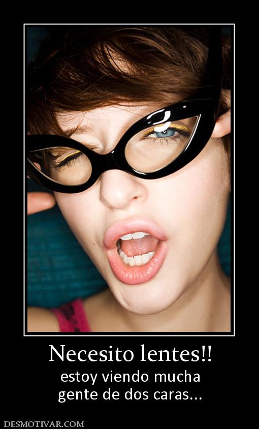 Necesito lentes!! estoy viendo mucha gente de dos caras...