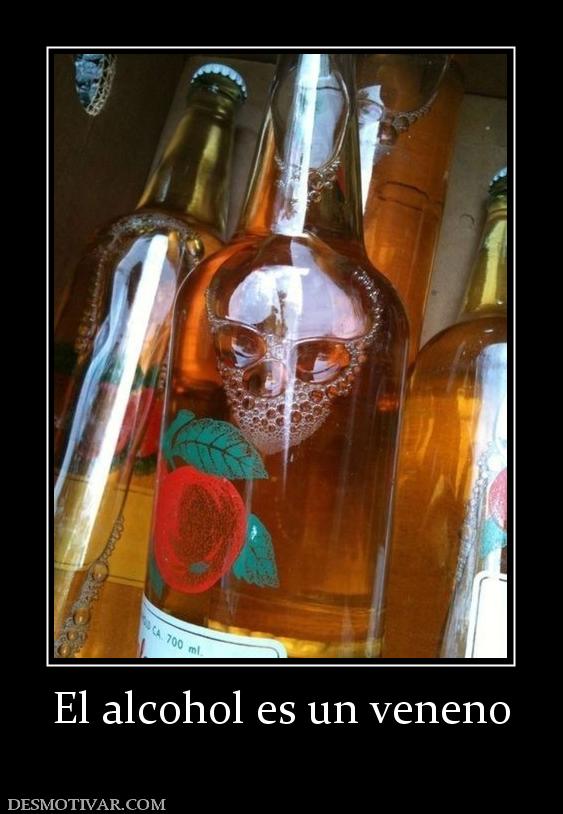 El alcohol es un veneno