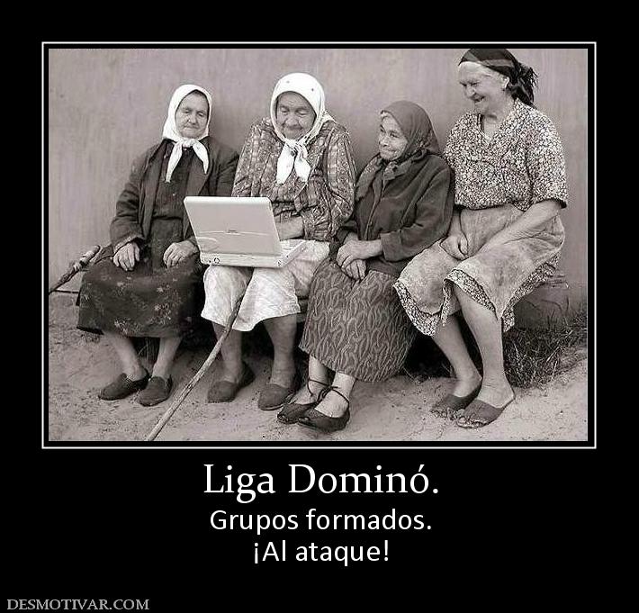 Liga Dominó. Grupos formados. ¡Al ataque!