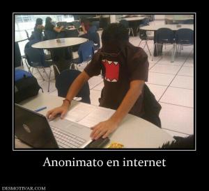 Anonimato en internet