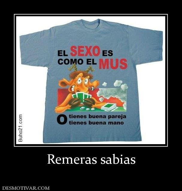 Remeras sabias