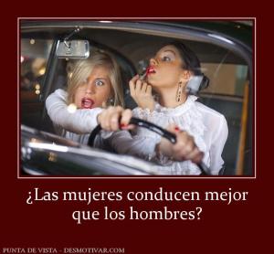 ¿Las mujeres conducen mejor que los hombres?
