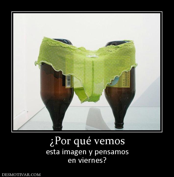 ¿Por qué vemos esta imagen y pensamos en viernes?