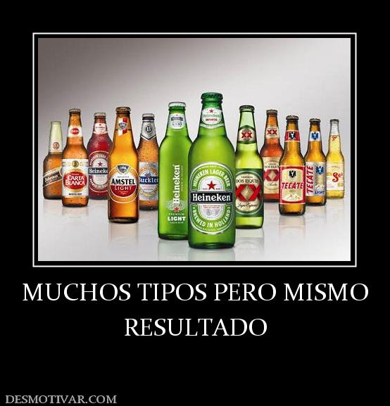 MUCHOS TIPOS PERO MISMO RESULTADO
