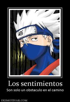 Los sentimientos Son solo un obstaculo en el camino