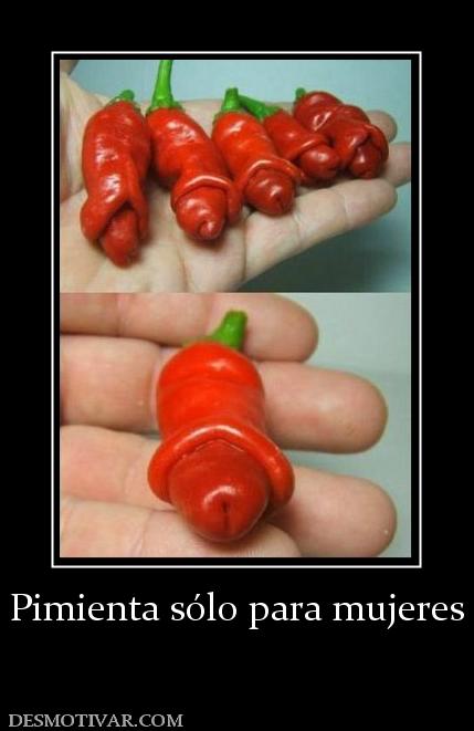 Pimienta sólo para mujeres