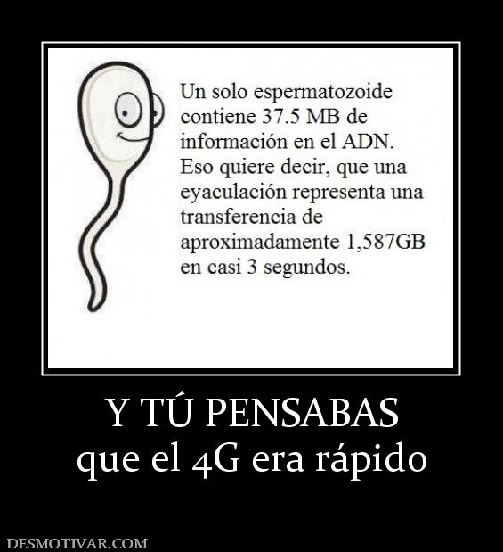 Y TÚ PENSABAS que el 4G era rápido