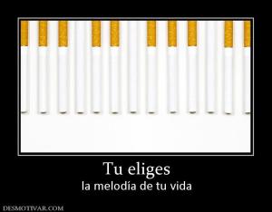 Tu eliges la melodía de tu vida