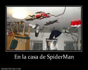En la casa de SpiderMan