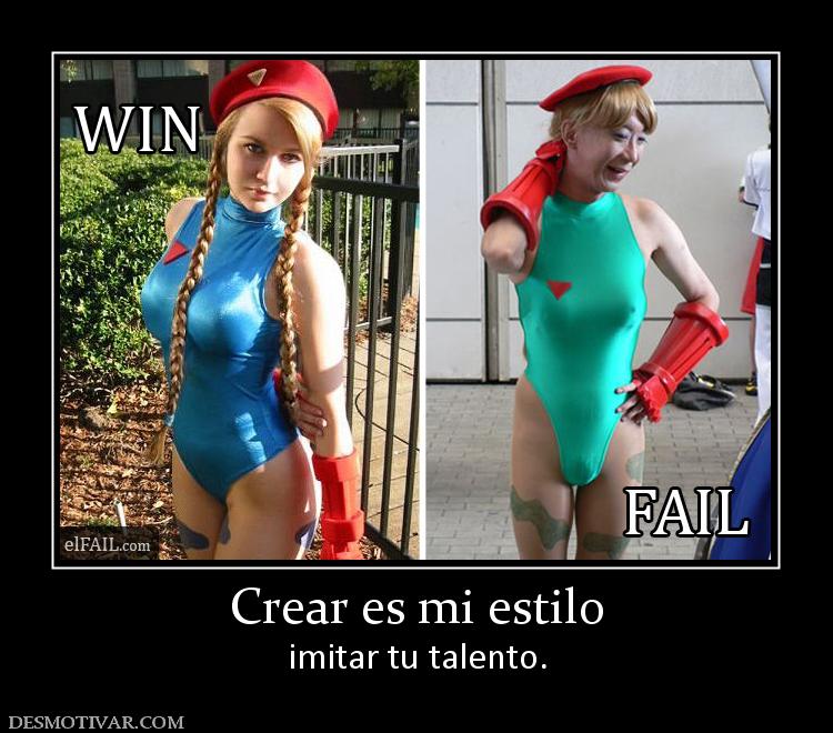 Crear es mi estilo imitar tu talento.