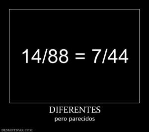 DIFERENTES pero parecidos