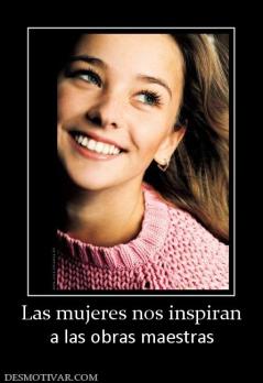 Las mujeres nos inspiran a las obras maestras