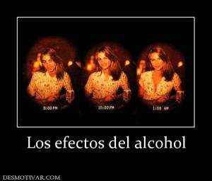Los efectos del alcohol
