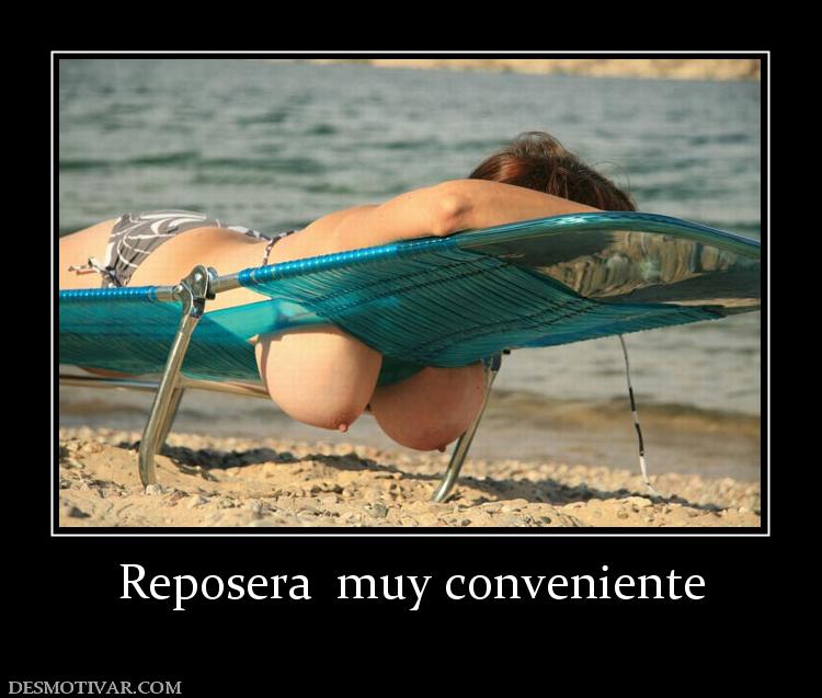 Reposera  muy conveniente