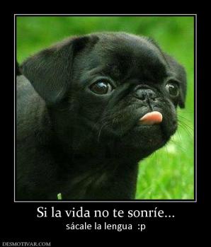 Si la vida no te sonríe... sácale la lengua  :p