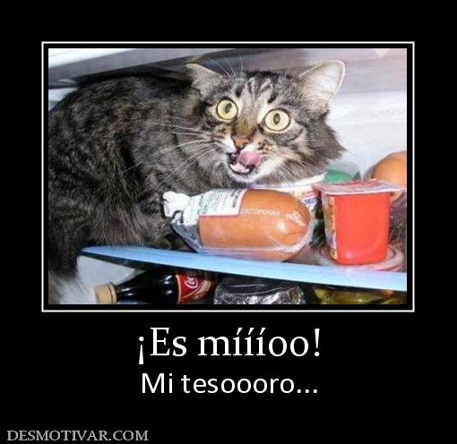 ¡Es míííoo! Mi tesoooro...