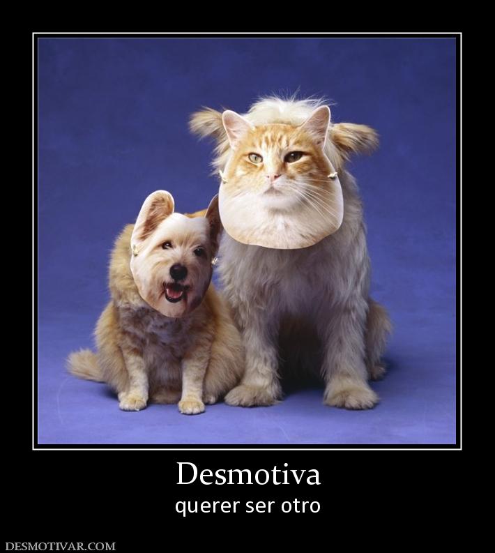 Desmotiva querer ser otro