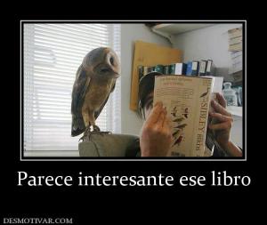 Parece interesante ese libro