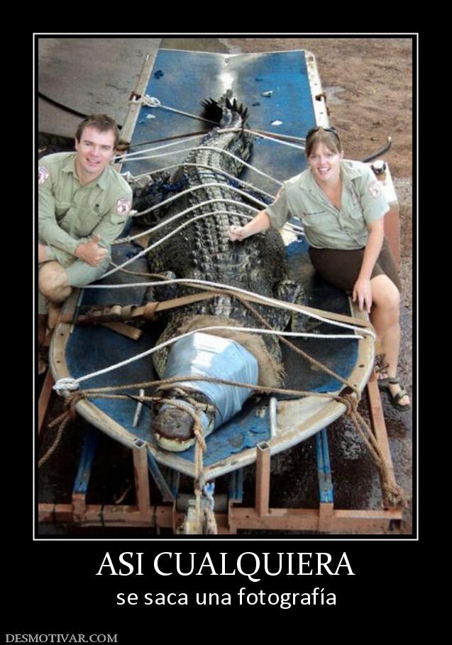 ASI CUALQUIERA se saca una fotografía