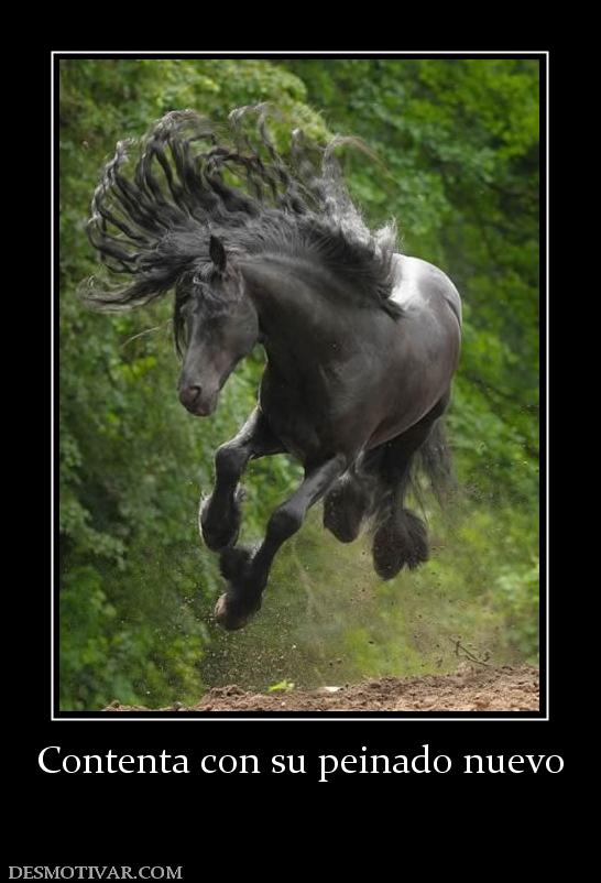 Contenta con su peinado nuevo